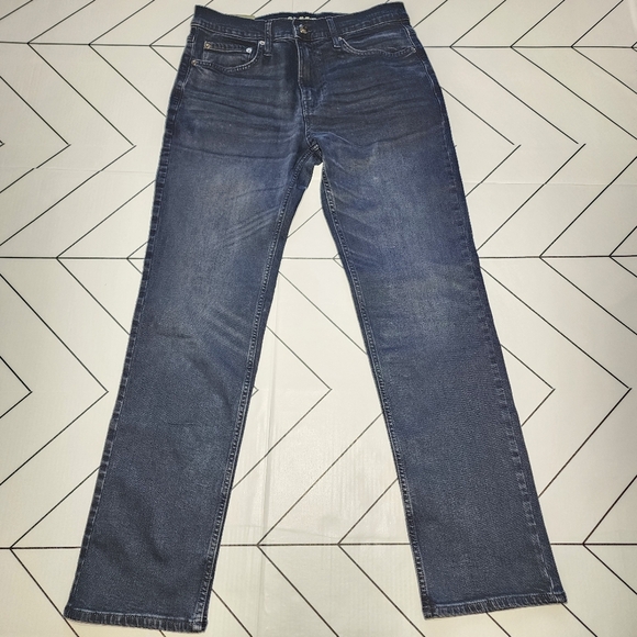 Goodfellow & Co. Men's Blue Jeans, Straight Slim, 32x32. - Picture 1 of 8